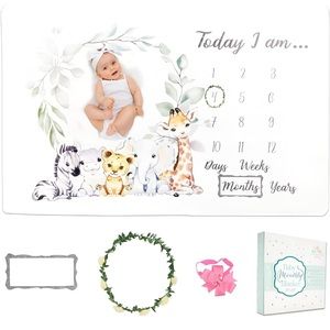 Baby monthly blanket